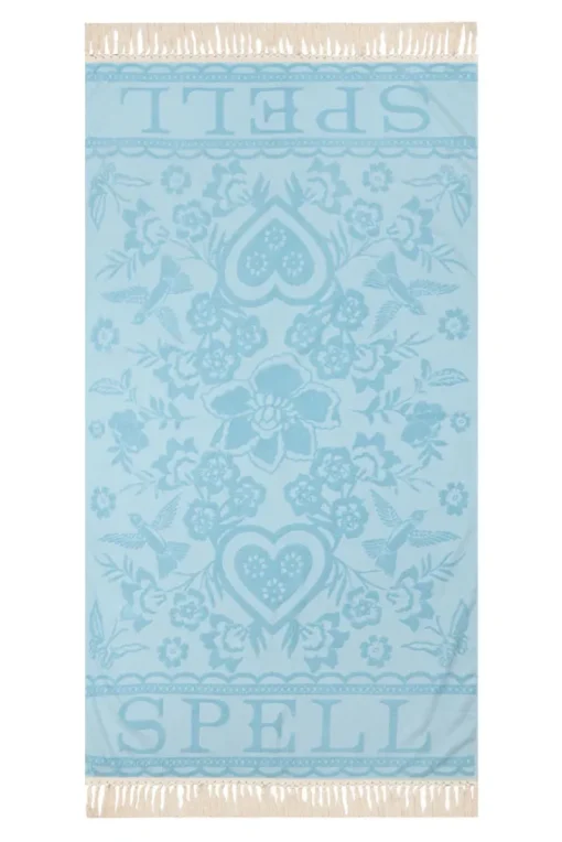 Women Spell AND THE GYPSY COLLECTIVE - LOVE NOTE TOWEL (SKY)