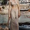 Women Spell AND THE GYPSY COLLECTIVE - SALINA CROCHET MIDI SKIRT (NATURAL) FINAL SALE
