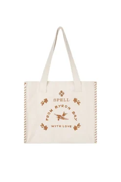 Women Spell AND THE GYPSY COLLECTIVE - HOLIDAY TOTE BAG (ROPE)