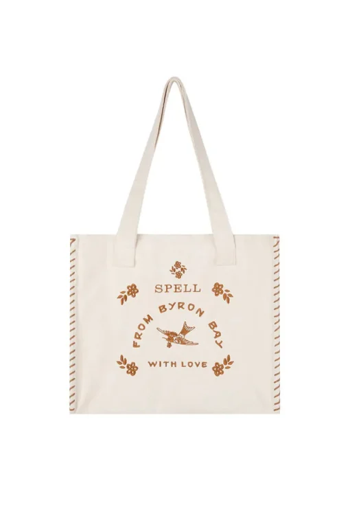 Women Spell AND THE GYPSY COLLECTIVE - HOLIDAY TOTE BAG (ROPE)