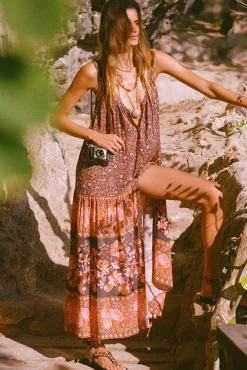 Spell AND THE GYPSY COLLECTIVE - LOVE JETTY STRAPPY MAXI DRESS (BALMY NIGHTS)