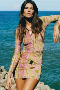 Spell AND THE GYPSY COLLECTIVE - GOLDIE SHIMMER MINI DRESS