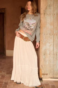 Spell AND THE GYPSY COLLECTIVE - ELYSIAN SWEATSHIRT (GREY MARLE)