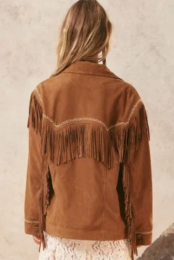 Spell AND THE GYPSY COLLECTIVE - FEARLESS HEART SUEDE FRINGE JACKET