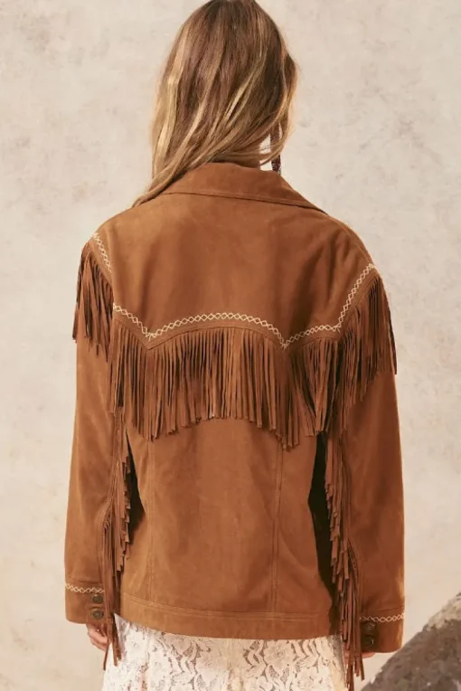 Spell AND THE GYPSY COLLECTIVE - FEARLESS HEART SUEDE FRINGE JACKET