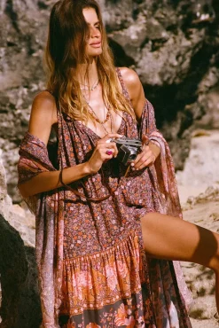 Spell AND THE GYPSY COLLECTIVE - LOVE JETTY STRAPPY MAXI DRESS (BALMY NIGHTS)