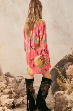 Spell AND THE GYPSY COLLECTIVE - LIBERTINE SHIRT DRESS (CAYENNE)