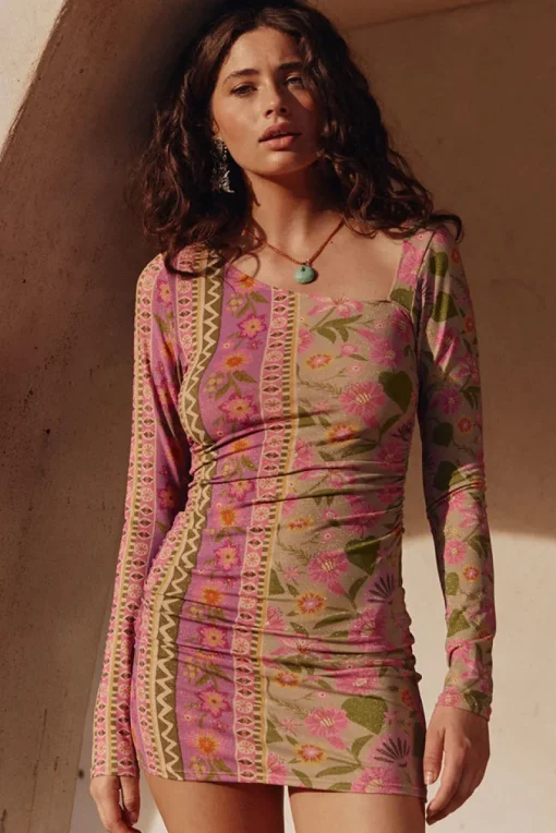 Spell AND THE GYPSY COLLECTIVE - GOLDIE SHIMMER MINI DRESS