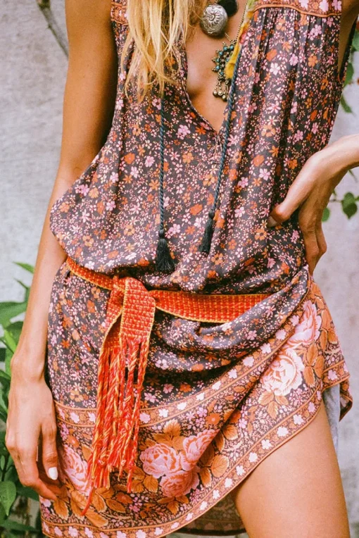 Spell AND THE GYPSY COLLECTIVE - LOVE JETTY SLEEVELESS TUNIC DRESS (BLAMY NIGHTS)