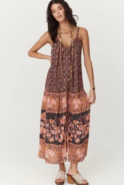 Spell AND THE GYPSY COLLECTIVE - LOVE JETTY STRAPPY MAXI DRESS (BALMY NIGHTS)