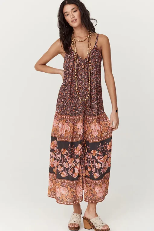 Spell AND THE GYPSY COLLECTIVE - LOVE JETTY STRAPPY MAXI DRESS (BALMY NIGHTS)