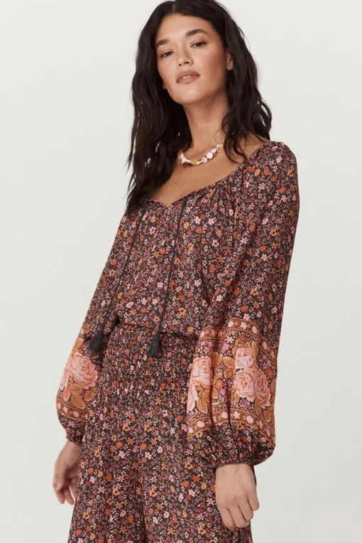 Spell AND THE GYPSY COLLECTIVE - LOVE JETTY BLOUSE (BALMY NIGHTS)