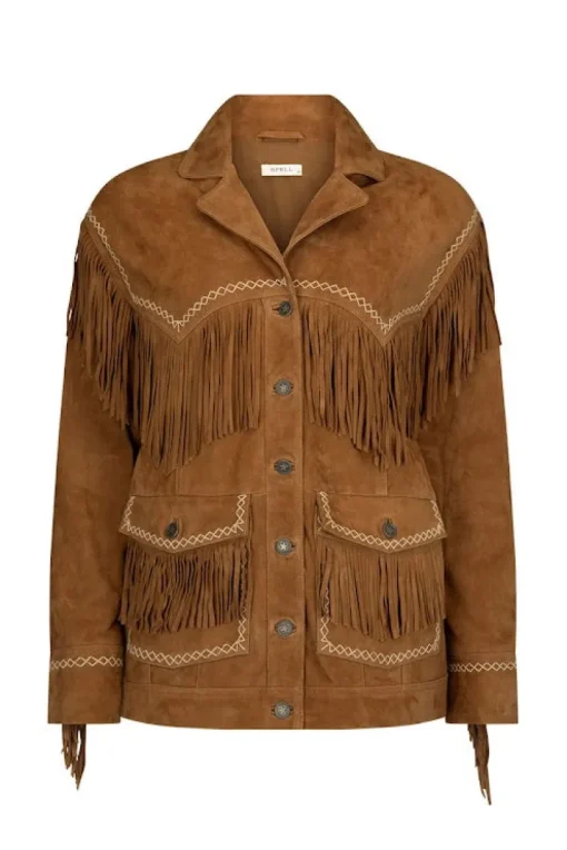 Spell AND THE GYPSY COLLECTIVE - FEARLESS HEART SUEDE FRINGE JACKET
