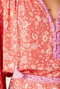 Women Spell AND THE GYPSY COLLECTIVE - SUNSHINE BANDIT BLOUSE (CAYENNE)