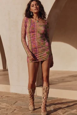 Spell AND THE GYPSY COLLECTIVE - GOLDIE SHIMMER MINI DRESS