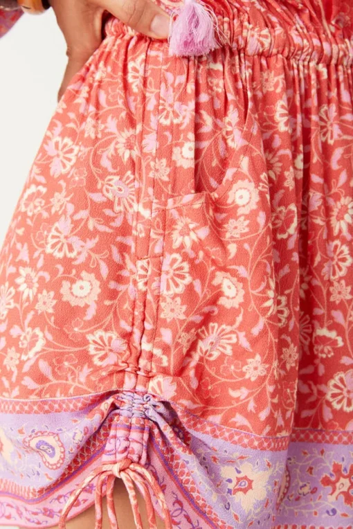 Women Spell AND THE GYPSY COLLECTIVE - SUNSHINE BANDIT ROMPER (CAYENNE)