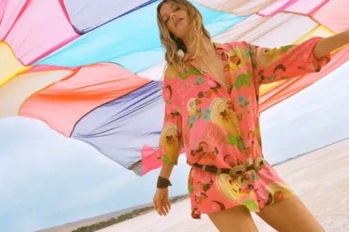 Spell AND THE GYPSY COLLECTIVE - LIBERTINE SHIRT DRESS (CAYENNE)