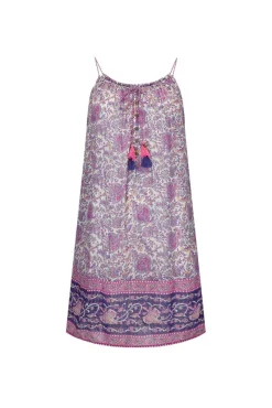Spell AND THE GYSPY COLLECTIVE - LITTLE BIRD STRAPPY MINI DRESS (BERRY)