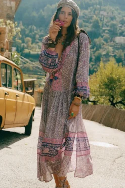 Spell AND THE GYSPY COLLECTIVE - LITTLE BIRD GOWN (BERRY)