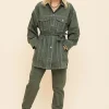 Suboo - Abbie Long Sleeve Panelled Jacket (Olive)