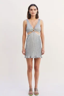 Suboo - Ana Sleevless Mini Dress (Silver)