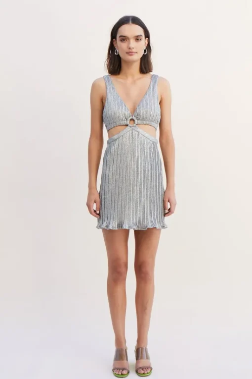 Suboo - Ana Sleevless Mini Dress (Silver)
