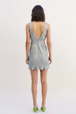Suboo - Ana Sleevless Mini Dress (Silver)
