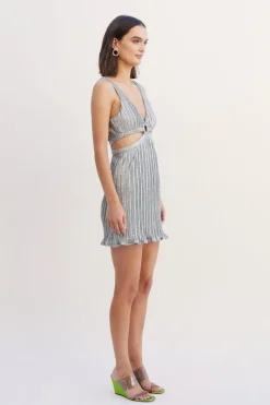 Suboo - Ana Sleevless Mini Dress (Silver)