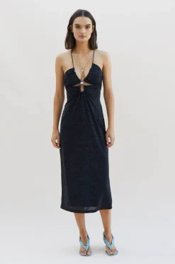 Suboo - Asha Splice Slip Dress (Black)