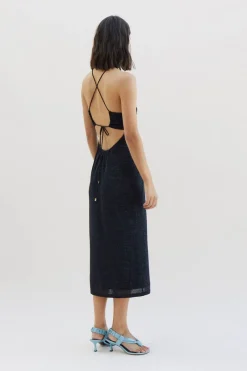 Suboo - Asha Splice Slip Dress (Black)