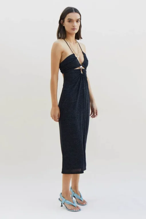 Suboo - Asha Splice Slip Dress (Black)
