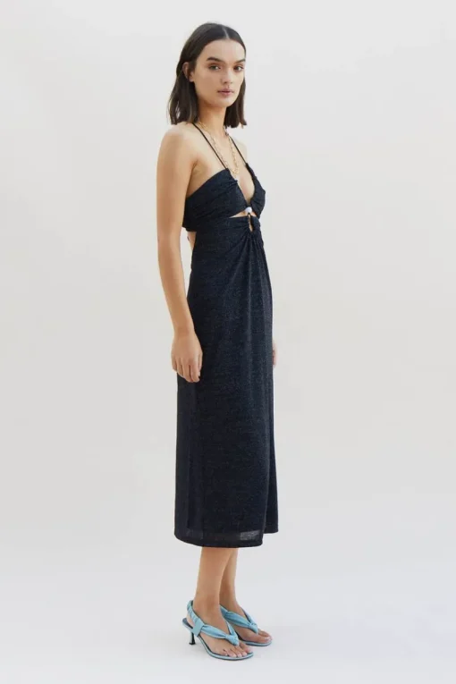 Suboo - Asha Splice Slip Dress (Black)
