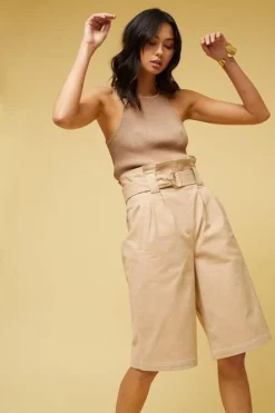 Suboo - Bernie Paper Bag Short (Beige)