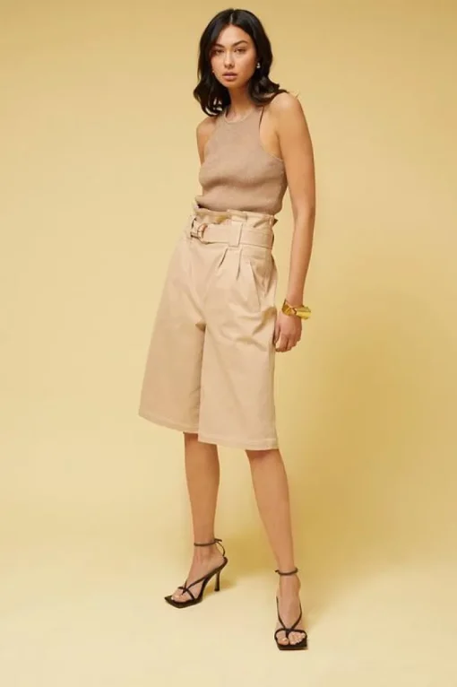 Suboo - Bernie Paper Bag Short (Beige)