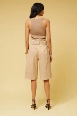 Suboo - Bernie Paper Bag Short (Beige)