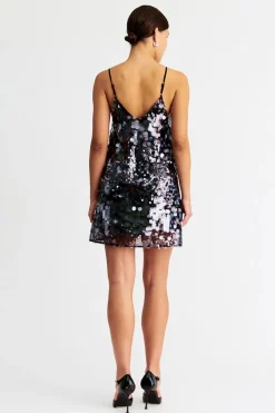 Suboo - BLAKE TRAPEZE MINI DRESS (SMOKE GREY)
