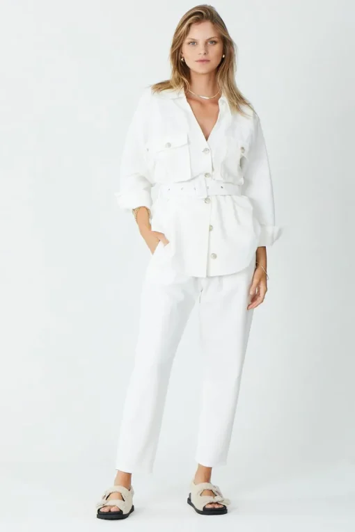 Suboo - Camryn Oversized Shirt Jacket (Ivory)