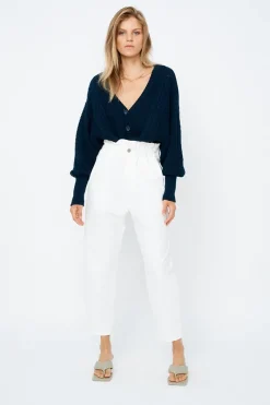 Suboo - Camryn Paper Bag Pant (Ivory