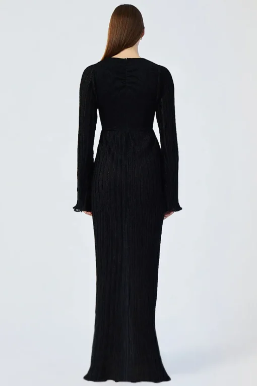 Suboo - CRYSTAL V NECK MAXI DRESS (BLACK)