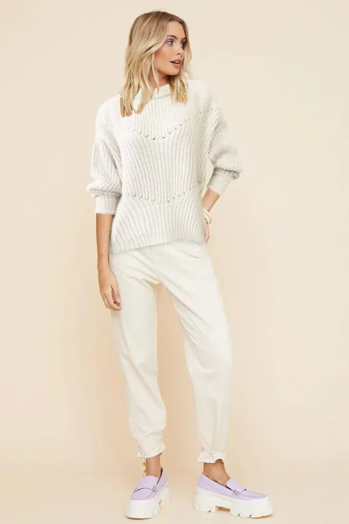 Suboo - Fay Oversized Alpaca Knit Jumper (Ivory)