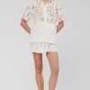Women Suboo - FLORENCE LACE SHIRT (WHITE)