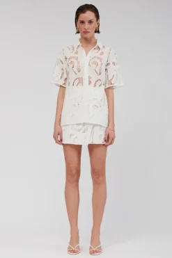 Women Suboo - FLORENCE LACE SKIRT (WHITE)