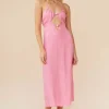 Suboo - Georgia Keyhole Rouched Slip (Pink)