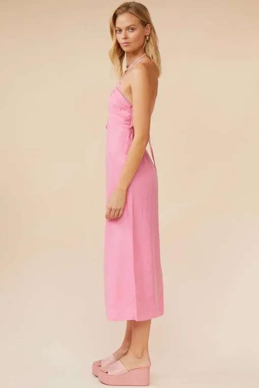 Suboo - Georgia Keyhole Rouched Slip (Pink)