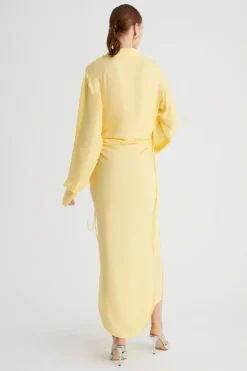 Suboo - HALLEY MAXI SHIRT DRESS (BUTTER)