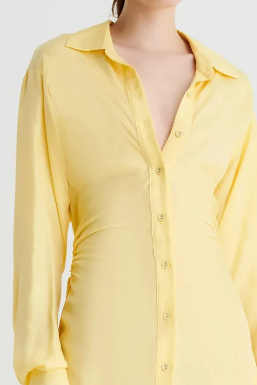 Suboo - HALLEY MAXI SHIRT DRESS (BUTTER)