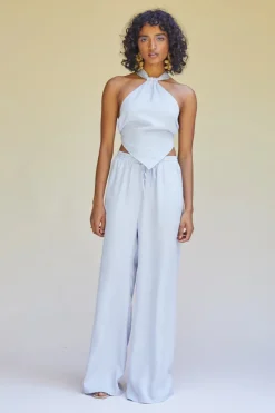 Women Suboo - Kari Elastic Waist Pants (Pale Blue)