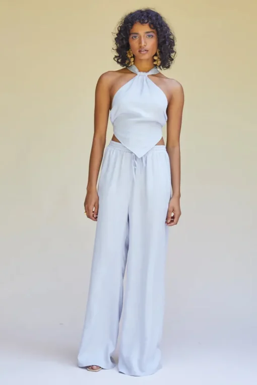 Women Suboo - Kari Elastic Waist Pants (Pale Blue)