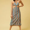 Suboo - Lolita Knit Keyhole Cut Out Dress (Metallic) FINAL SALE