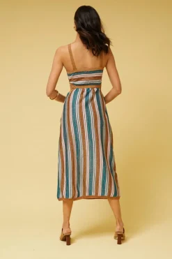 Suboo - Lolita Knit Keyhole Cut Out Dress (Metallic) FINAL SALE